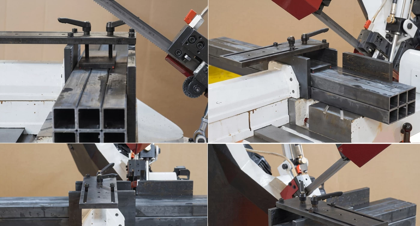 Дополнительный прижим для пакетной резки